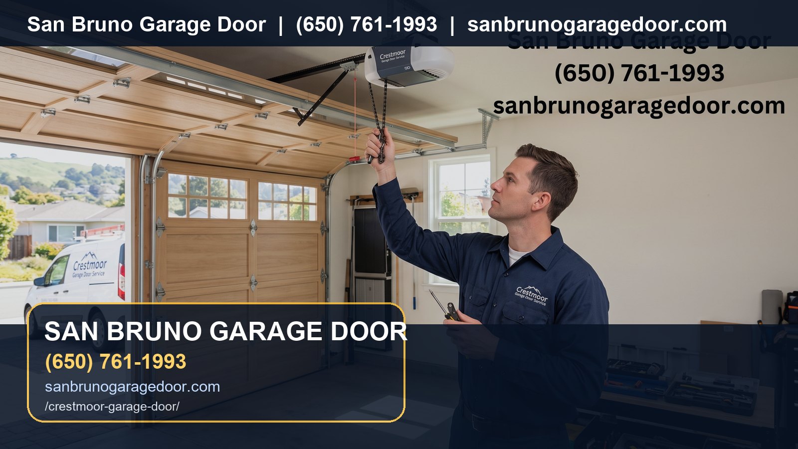 Crestmoor Garage Door Service branded visual