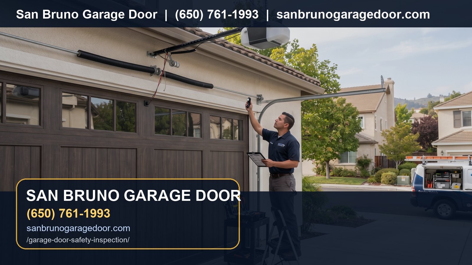 Garage Door Safety Inspection San Bruno branded visual